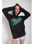 Kadın Oversize Nice Baskılı Sweatshirt 4