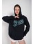 Kadın Oversize Nice Baskılı Sweatshirt 4