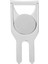 Golf Golfçü Pitch Yeşil Divot Onarım Aracı Metal Top Marker Groove Temizleyici Gümüş 2