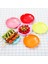 6pcs Çok Renkli Plastik Kaseler Tahıl Meyve Çorbası Konteyner Açık Mekan Kampı 2