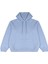 Mavi Oversize Kapüşonlu Sweatshirt 1