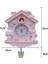 12CM Figürlü Duvar Saati - Pembe (Yurt Dışından) 2