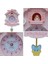 12CM Figürlü Duvar Saati - Pembe (Yurt Dışından) 5
