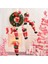 3 Adet Noel Kolye Merdiveni Noel Claus Bebek Ağacı Yeni Yıl Süsleri (25CM 1 Kişi)(Yurt Dışından) 3
