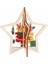 3D Noel Ahşap Kolye Noel Ağacı Süs (Yıldız)(Yurt Dışından) 1