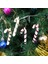10 Paket Noel Süs Noel Ağacı Kolye J-Şekilli Baston(Yurt Dışından) 4
