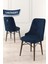 Concept Are Serisi, Mdf 80X132 Açılabilir Beyaz Masa Ceviz Ayak Yemek Odası Takımı, 4 Sandalye Gümüş Halkalı 4