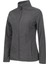 Peridot Tam Fermuarlı Kadın Polar Sweatshirt Antrasit 2