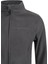 Peridot Tam Fermuarlı Kadın Polar Sweatshirt Antrasit 3