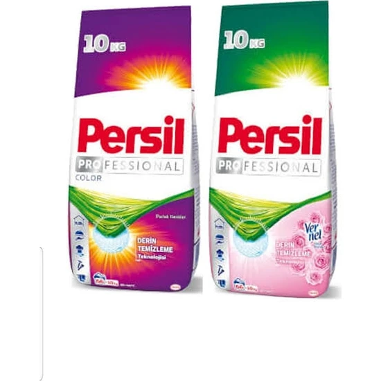 ABC Persil Gülün büyüsü 10 kg ve Persil Color Toz Deterjan 10 kg