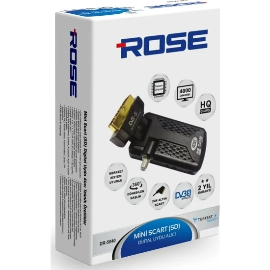 Redline Rose DR-5040 Mini Scart Uydu Alıcısı