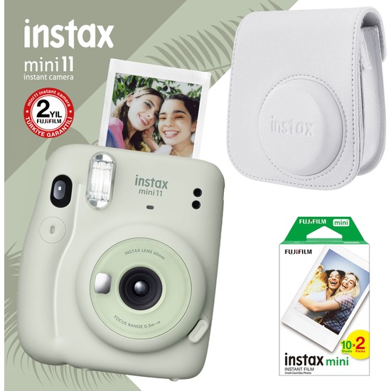 Instax Mini 11 Yeşil Fotoğraf Makinesi ve Hediye Seti 4