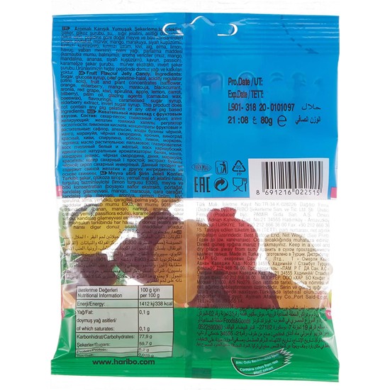 Haribo Tropifrutti 80 Gr Fiyatı, Taksit Seçenekleri Ile Satın Al