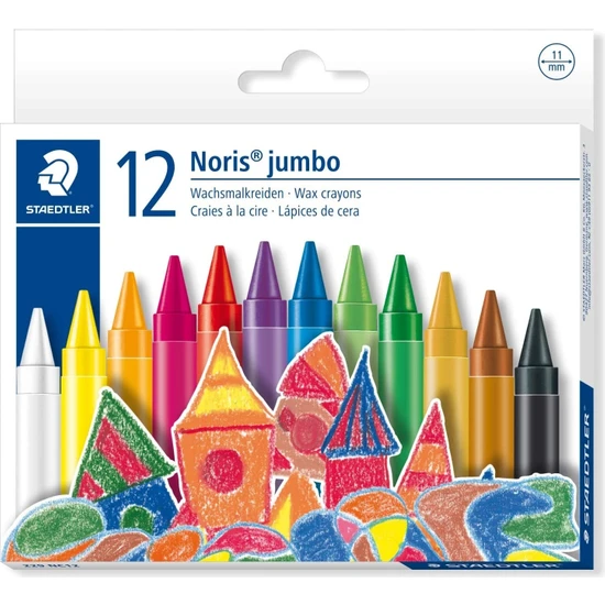 Staedtler 229 NC12 Noris Clup Jumbo Pastel Boya 12'li