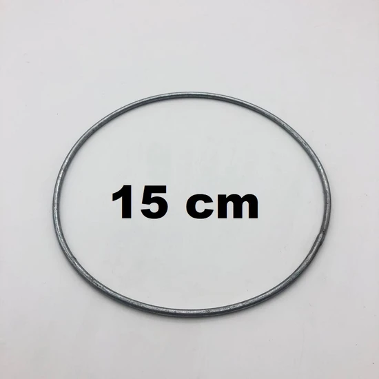 Erdal Ticaret Makrome Halkası Metal Çember Rüya Kapanı ( 15 cm ) 1 Ad