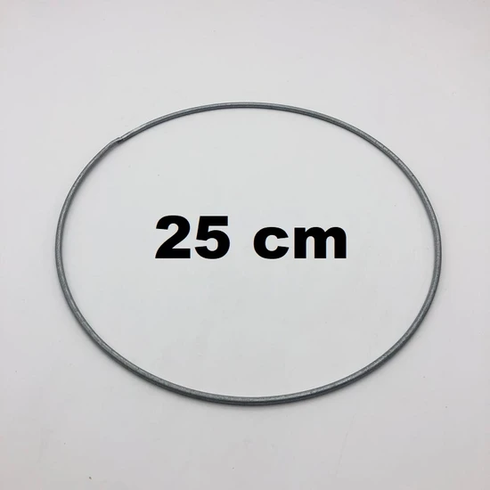 Erdal Ticaret Makrome Halkası Metal Çember Rüya Kapanı ( 25 cm ) 1 Ad