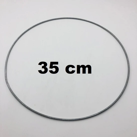 Erdal Ticaret Makrome Halkası Metal Çember Rüya Kapanı ( 35 cm ) 1 Ad
