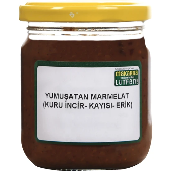 Makarna Lütfen Yumuşatan Marmelat (Kuru İncir - Kayısı - Erik - 190 gr)