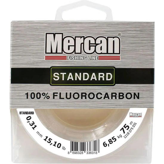 Mercan % 100 Fluorocarbon Standart 75 M Makara Misina