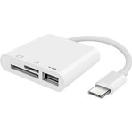 Alfais 5232 USB Type-C Kart Okuyucu – Hızlı Veri Transferi, SD/MicroSD/TF Kart Desteği, Tak Çalıştır Özellikli