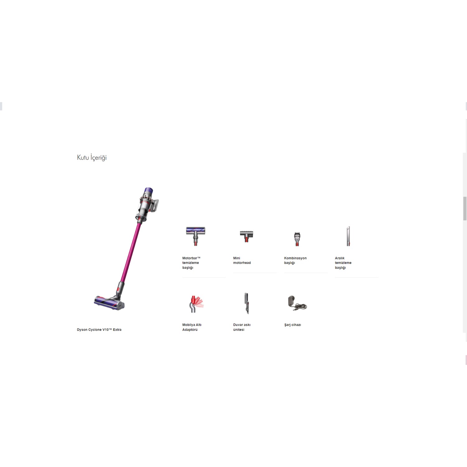 Dyson V10 Extra Şarjlı Dik Süpürge Fiyatı - Taksit Seçenekleri