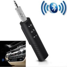 Gaman Özel Slim Tasarım Bluetooth Araç Kiti Aux Şarjlı Transmitter Mikrofonlu Oto Mp3 Çalar Teybe Takılır