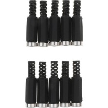 Prettyia 10 Adet Dc Soket Kaynak Soket Adaptör Fişi 5.5x2.5 mm. (Yurt Dışından)