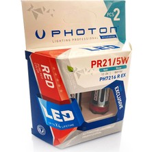 Photon P21/5W Red (Kirmizi) Exclusive Serie Ph7216 R Ex