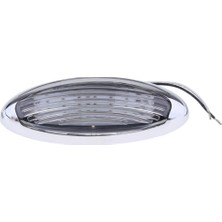 Strade Store 12V LED Oval Dome Iç Tavan Işığı Gümüş Trim ile Tekne Rv (Yurt Dışından)