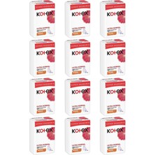 Kotex Ultra Hijyenik Ped Süper Normal 24'lü x 12PAKET 1 Koli