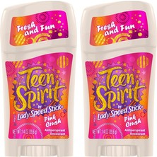 Lady Speed Stick Teen Spirit Pink Crush Deodorant 39.6 Gr X 2 Adet