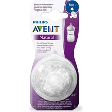 Philips Avent Philips Philips Avent Natural Yoğun Akış Y Kesim +6 Ay 2li Biberon Emziği