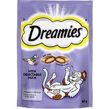 Dreamies Içi Dolgulu Ördekli Kitir Kedi Ödülü 60 gr