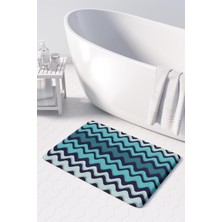 Monnhein  Mikrofiber Banyo Paspası, Kaymaz Taban, Makinede Yıkanabilir, Banyo Halısı (50X80)