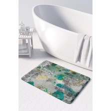 Monnhein  Mikrofiber Banyo Paspası, Kaymaz Taban, Makinede Yıkanabilir, Banyo Halısı (50X80)