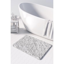 Monnhein  Mikrofiber Banyo Paspası, Kaymaz Taban, Makinede Yıkanabilir, Banyo Halısı (50X80)