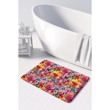 Monnhein  Mikrofiber Banyo Paspası, Kaymaz Taban, Makinede Yıkanabilir, Banyo Halısı (50X80)