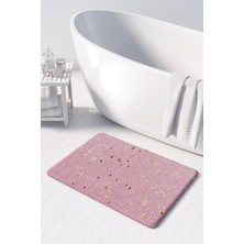 Monnhein  Mikrofiber Banyo Paspası, Kaymaz Taban, Makinede Yıkanabilir, Banyo Halısı (50X80)