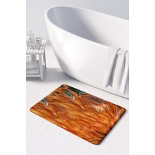 Monnhein  Mikrofiber Banyo Paspası, Kaymaz Taban, Makinede Yıkanabilir, Banyo Halısı (50X80)