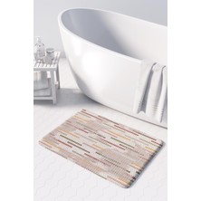 Monnhein  Mikrofiber Banyo Paspası, Kaymaz Taban, Makinede Yıkanabilir, Banyo Halısı (50X80)