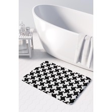 Monnhein  Mikrofiber Banyo Paspası, Kaymaz Taban, Makinede Yıkanabilir, Banyo Halısı (50X80)