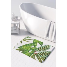 Monnhein  Mikrofiber Banyo Paspası, Kaymaz Taban, Makinede Yıkanabilir, Banyo Halısı (50X80)