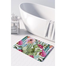 Monnhein  Mikrofiber Banyo Paspası, Kaymaz Taban, Makinede Yıkanabilir, Banyo Halısı (50X80)