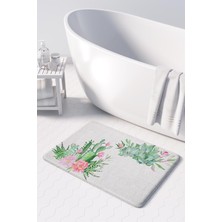 Monnhein  Mikrofiber Banyo Paspası, Kaymaz Taban, Makinede Yıkanabilir, Banyo Halısı (50X80)
