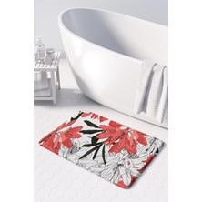Monnhein  Mikrofiber Banyo Paspası, Kaymaz Taban, Makinede Yıkanabilir, Banyo Halısı (50X80)