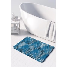 Monnhein  Mikrofiber Banyo Paspası, Kaymaz Taban, Makinede Yıkanabilir, Banyo Halısı (50X80)