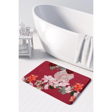 Monnhein  Mikrofiber Banyo Paspası, Kaymaz Taban, Makinede Yıkanabilir, Banyo Halısı (50X80)