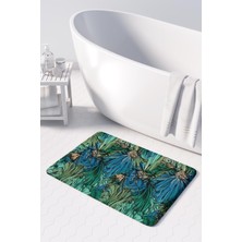 Monnhein  Mikrofiber Banyo Paspası, Kaymaz Taban, Makinede Yıkanabilir, Banyo Halısı (50X80)