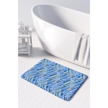 Monnhein  Mikrofiber Banyo Paspası, Kaymaz Taban, Makinede Yıkanabilir, Banyo Halısı (50X80)