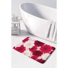 Monnhein 2'li Takım Banyo Paspası, Kaymaz Taban, Makinede Yıkanabilir, Banyo Halısı